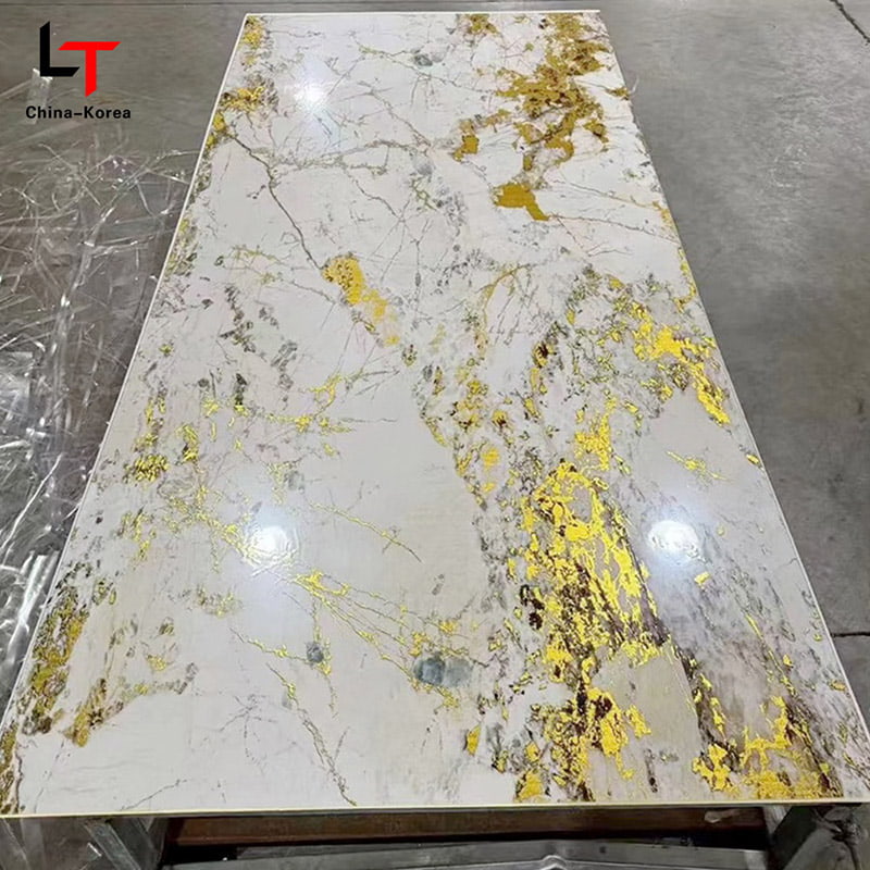 Vodootporna 1220 × 2440 mm 3 mm PVC UV ploča za unutarnju zidnu dekoraciju panela s završnim slojem visokog sjaja za dekoraciju kućnog ureda