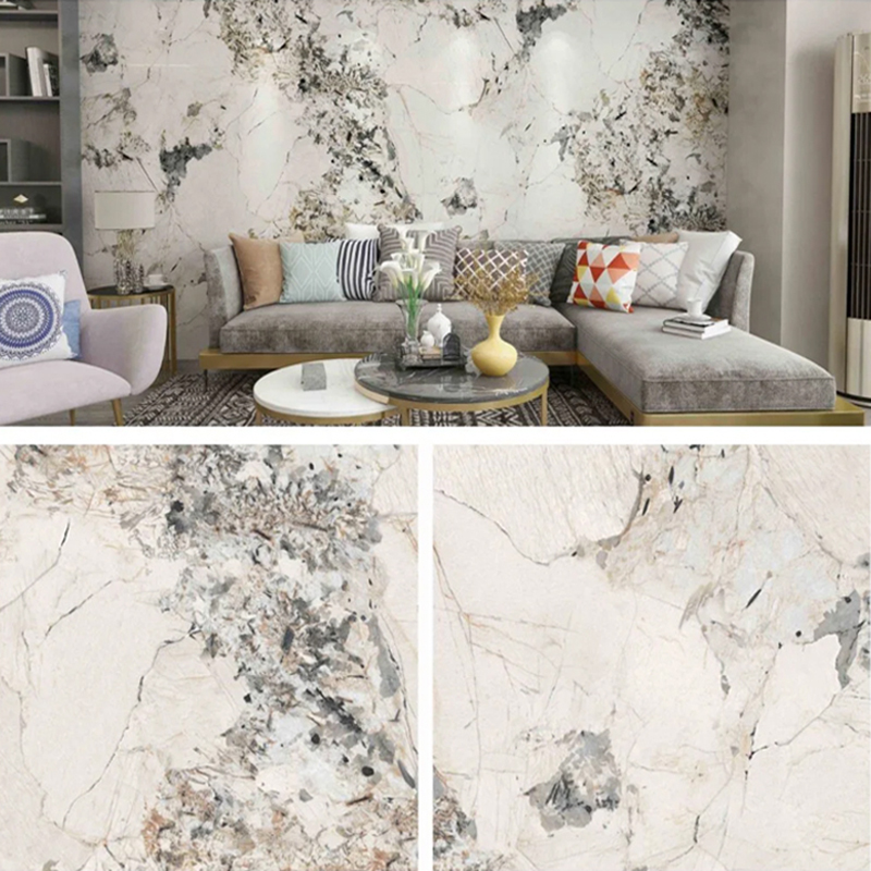 1220 × 2800 mm UV obložena PVC mramorna ploča za namještaj i ormariće Lagana i izdržljiva laminirana plastična zidna ploča