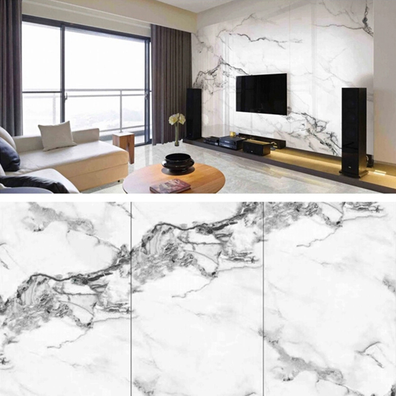 1220 × 2800 mm UV obložena PVC mramorna ploča za namještaj i ormariće Lagana i izdržljiva laminirana plastična zidna ploča