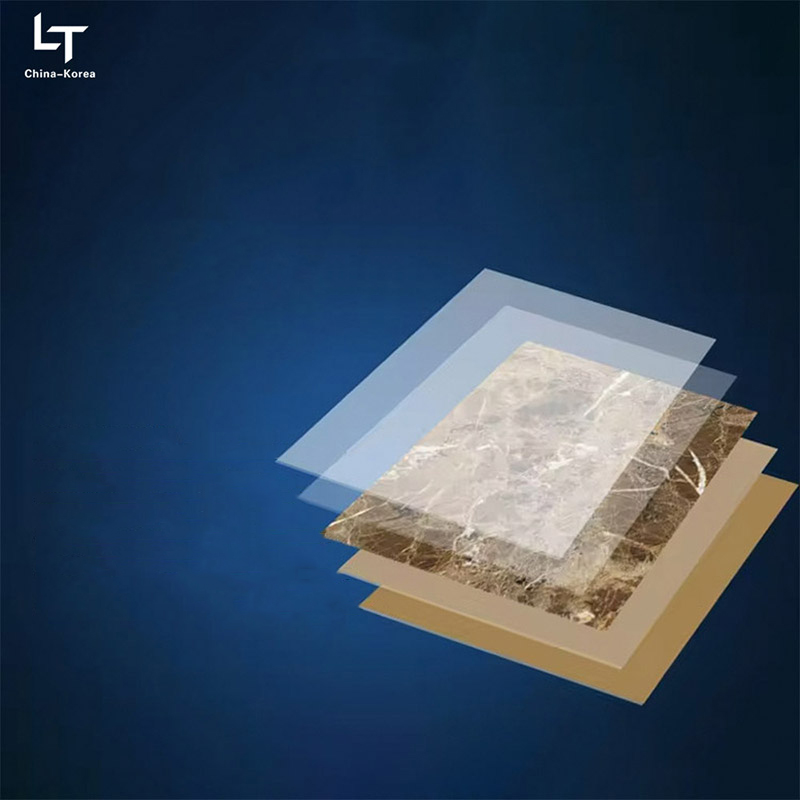 Vodootporna 1220 × 2440 mm 3 mm PVC UV ploča za unutarnju zidnu dekoraciju panela s završnim slojem visokog sjaja za dekoraciju kućnog ureda