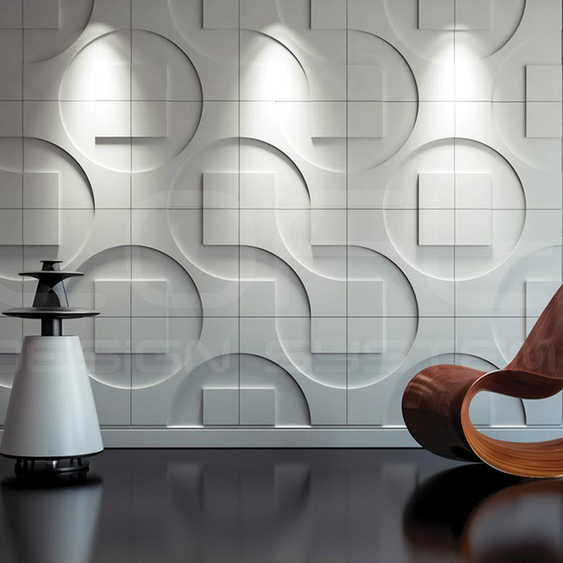 Pared 3d zidni paneli Tapete Zidni premazi za uređenje doma Indoor Panel De Pvc Moderna geometrijska vila