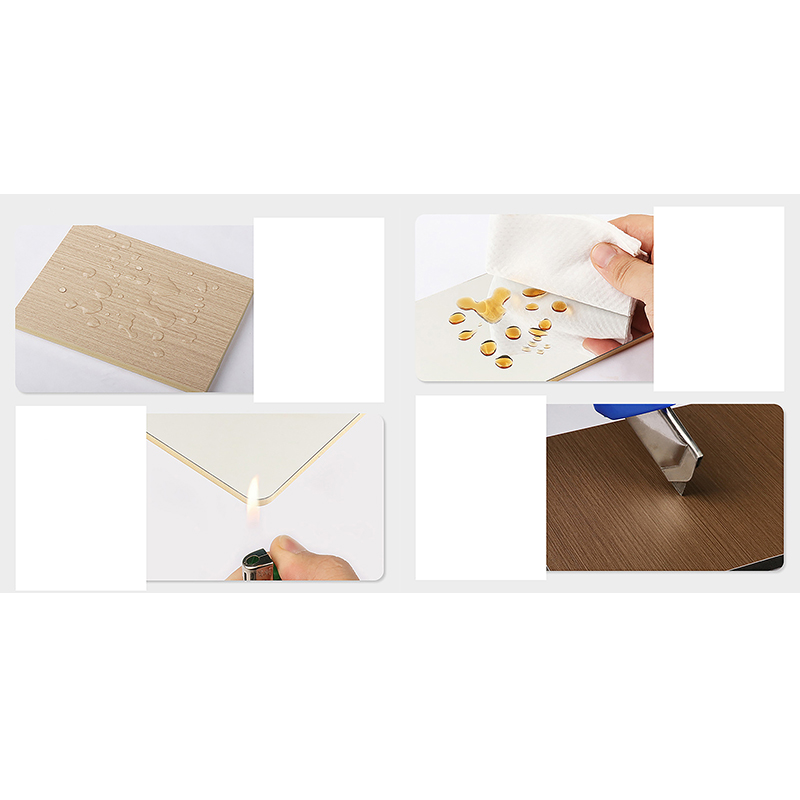 Lagana PVC karbonska kristalna ploča visoke gustoće protiv ogrebotina debljine 5 mm-8 mm za uređenje kupaonica komercijalnih hotela Vatrootporna izdržljiva zidna ploča B1 razreda