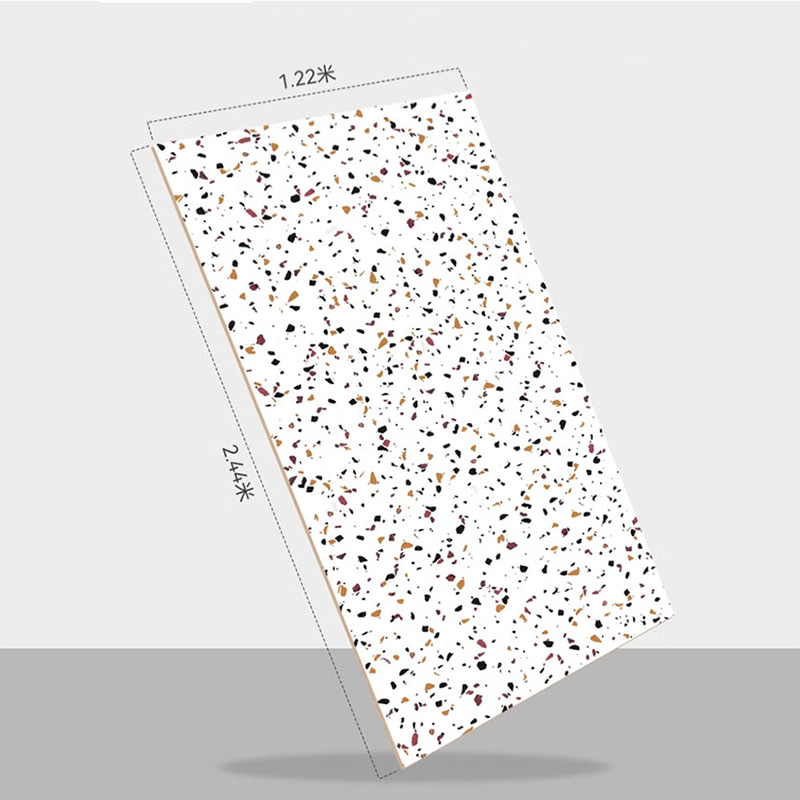 1220 mm × 2440 mm Fleksibilna PVC plastika Alternativna mramorna SPC zidna ploča i ploča Umjetna imitacija mramora UV premaz PVC mramorna ploča