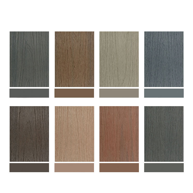 Drvena plastična kompozitna Wpc ograda Kućni vrt Dvorišne ograde Paneli bolji od vinilne pvc ograde Vodootporna vanjska ploča za privatnost Hdpe