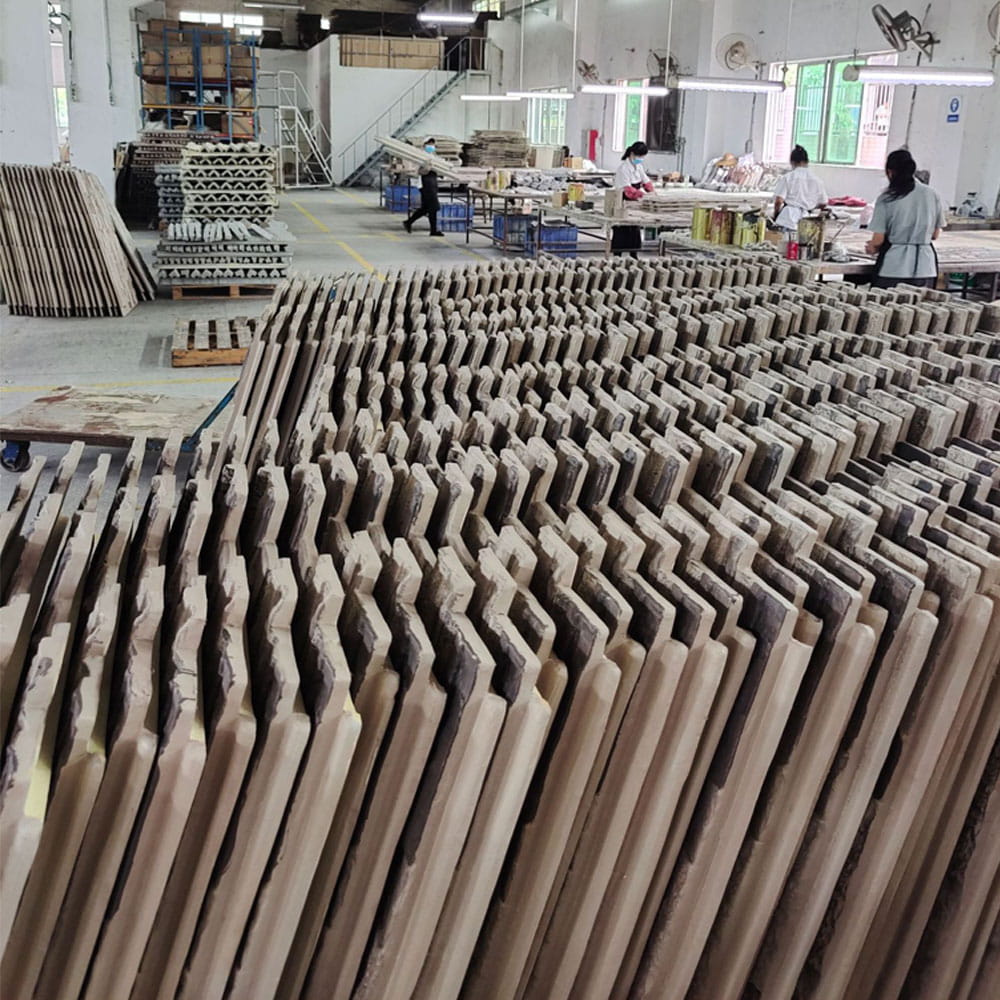 60*30 cm ukrasni ukras od furnira od umjetnog poliuretana od pu kamena, zidna ploča od umjetnog kamena za dom