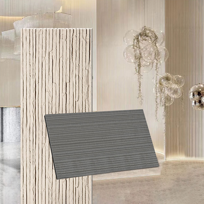 Moderni dizajn Vatrootporne lagane zidne ploče Novi materijal Mekana kamena obloga Fleksibilne MCM pločice Linearna kamena zidna obloga