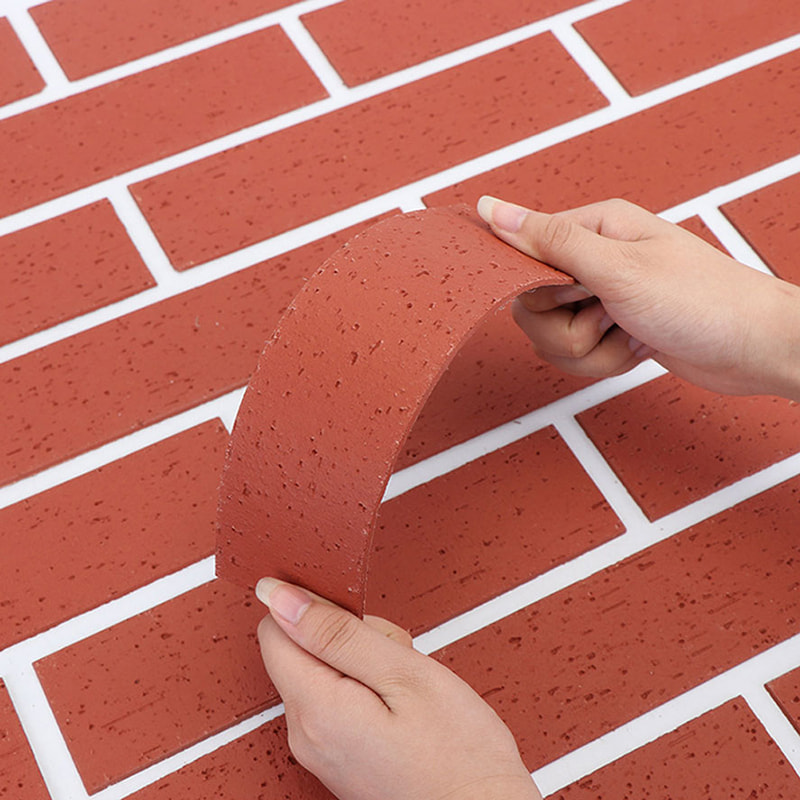 Moderni dizajn Vatrootporne lagane zidne ploče Novi materijal Mekana kamena obloga Fleksibilne MCM pločice Linearna kamena zidna obloga