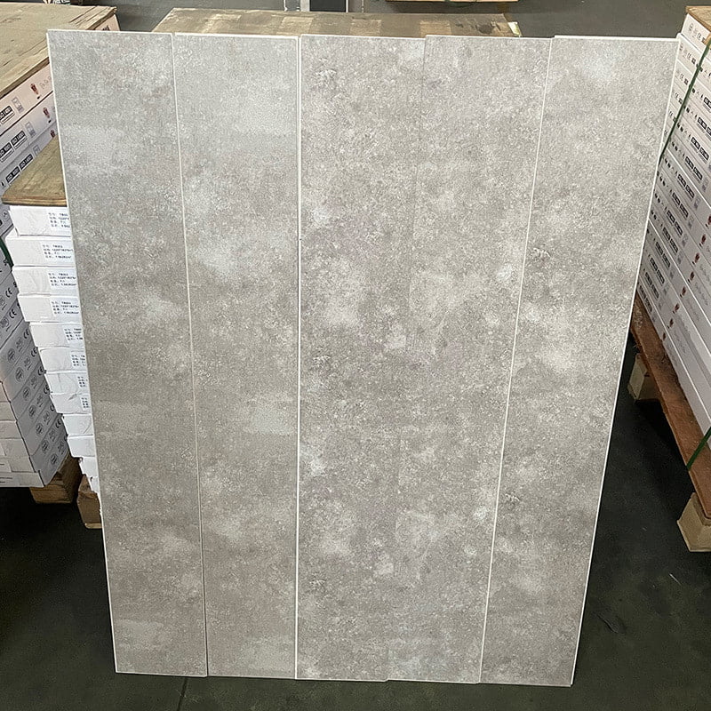 Bijeli i crni mramor Drvena zrnasta kruta jezgra Interlock Click Lock Pod od vinilnih dasaka Piso PVC Interijer Click Piso SPC podovi