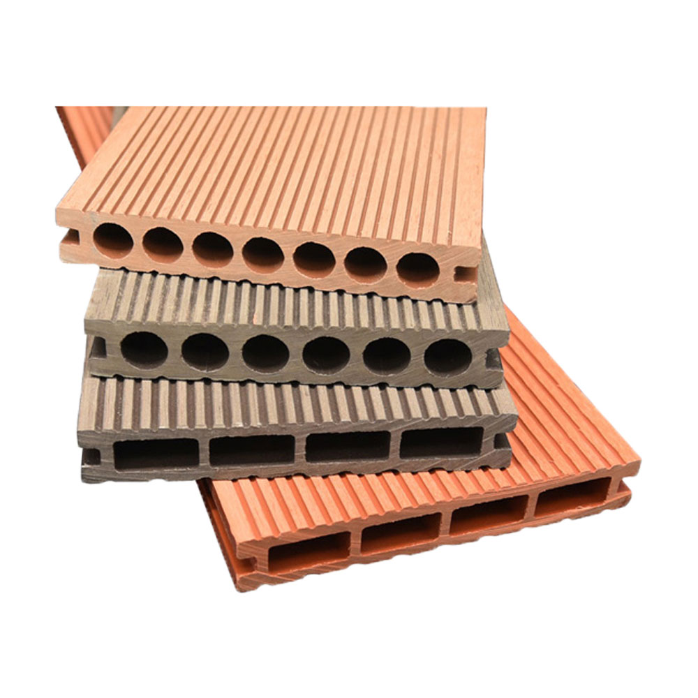 Interlock Wpc vanjske podne obloge 3D reljefne kompozitne podne ploče drvenog zrna drvene plastične teksture